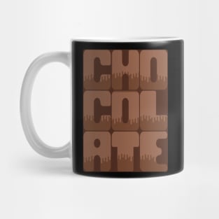 Chocolate Bar Lettering Mug